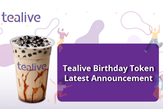 Tealive Birthday Token Announcement