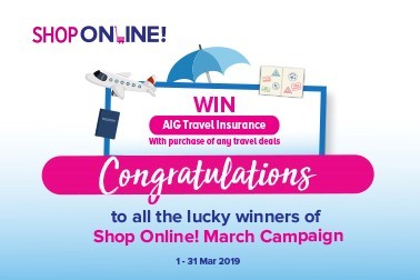 Shop Online! March Campaign