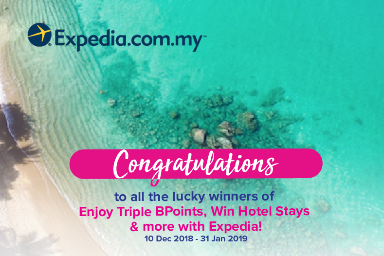 Enjoy Triple BPoints, Win Hotel Stays & more with Expedia!