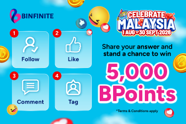 Share Your Merdeka Story & Win 5,000 BPoints!
