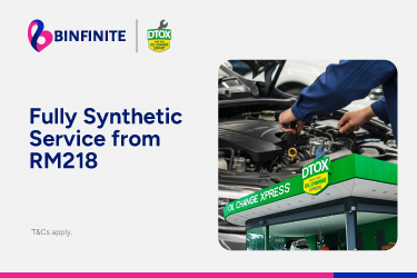 Service Your Car from RM218 with DTOX